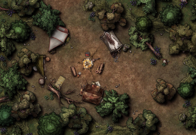 Forest Camp [26x18]