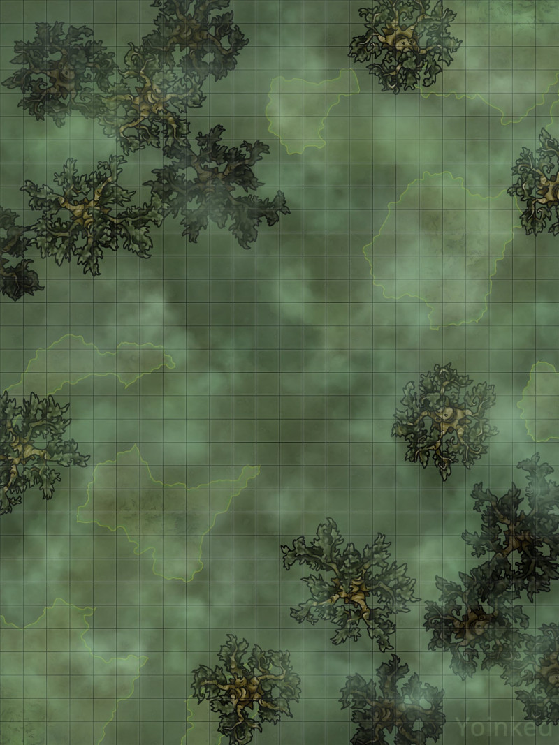 Berez Swamp | 3 Battlemaps for Curse of Strahd