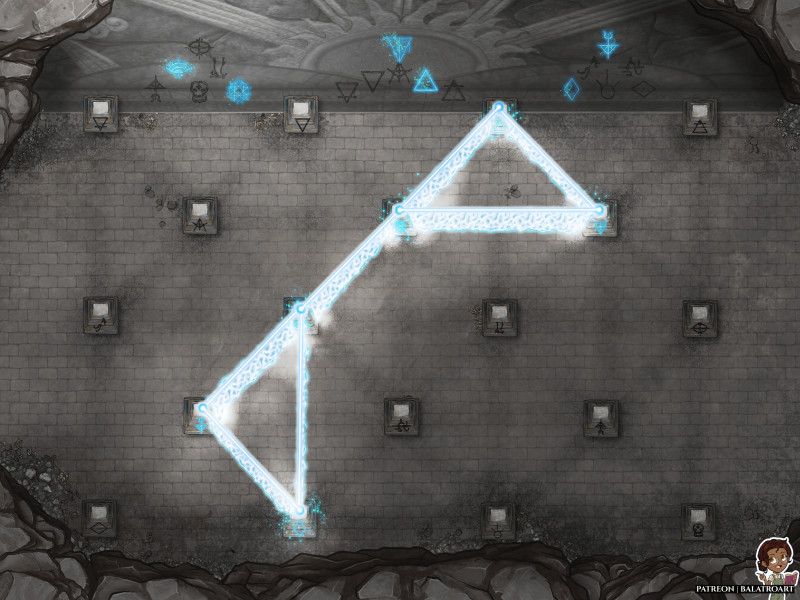 The Trials of the halls of runes had many puzzle chambers, most parties never had to worry about the others beyond it. Or anything at all ever again.