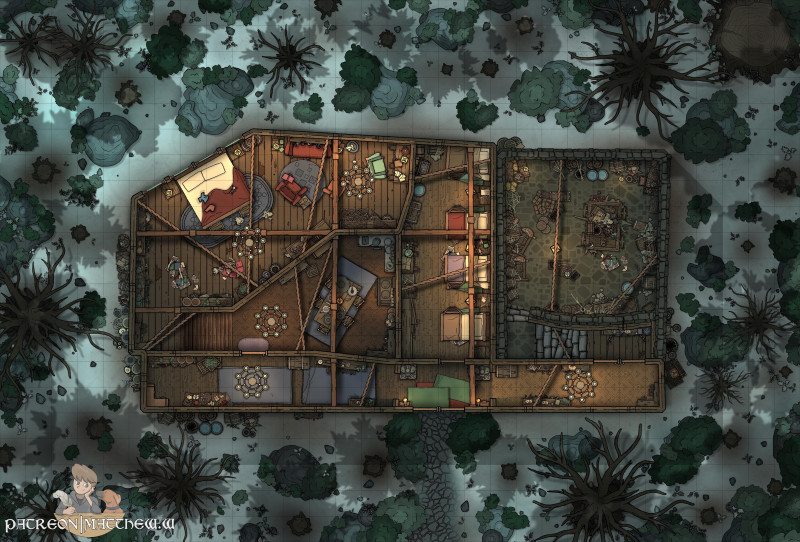 [31x21] The Snowy Ramshackle Orphanage