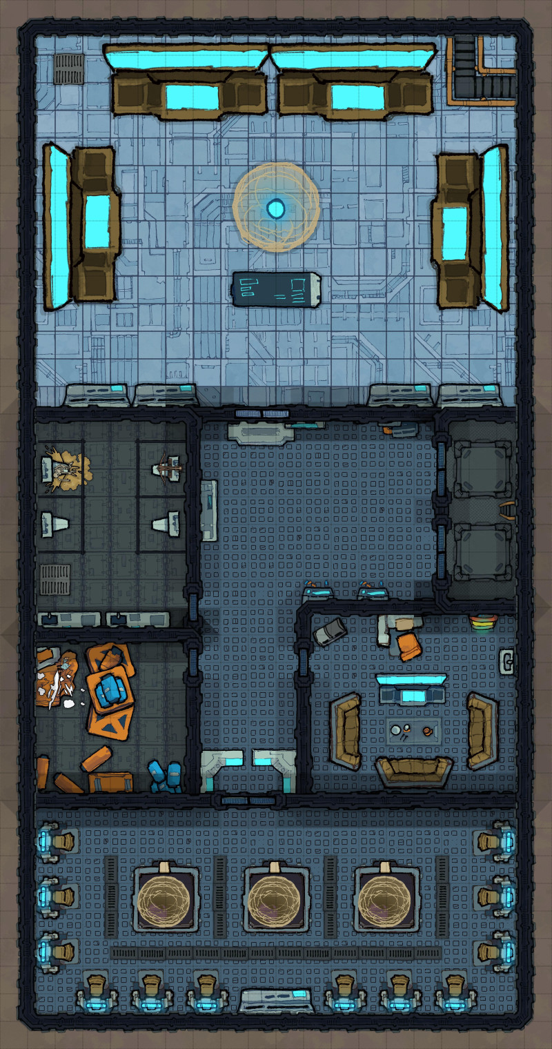 [40x20] Sci-Fi outpost + Japes