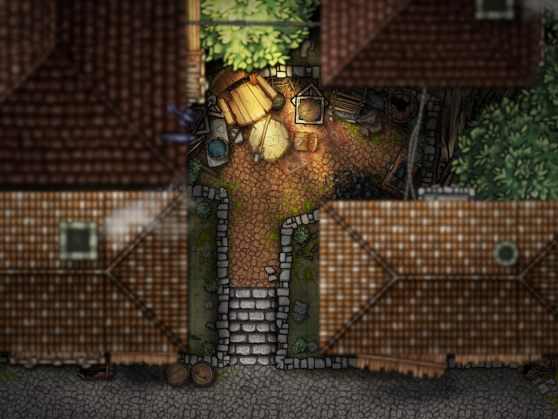 Hangout spot for a Half-Ogre and a Halfling