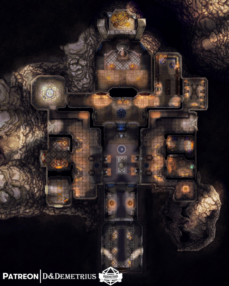 Temple of the Moon [64x80] | Collab with DM Andy! | 14 Variants