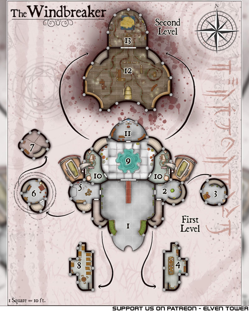 Map 298 - Windbreaker - Flying Ship
