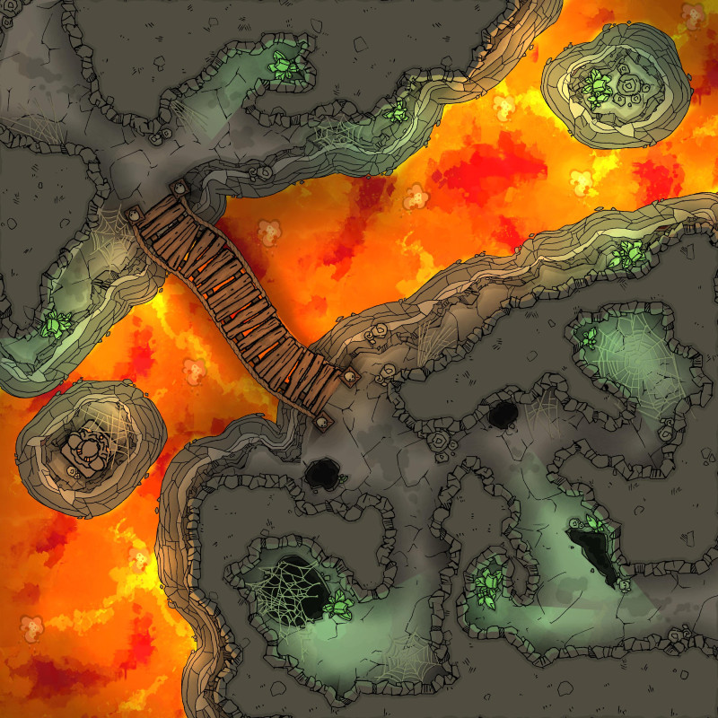 Lava River [40x40]
