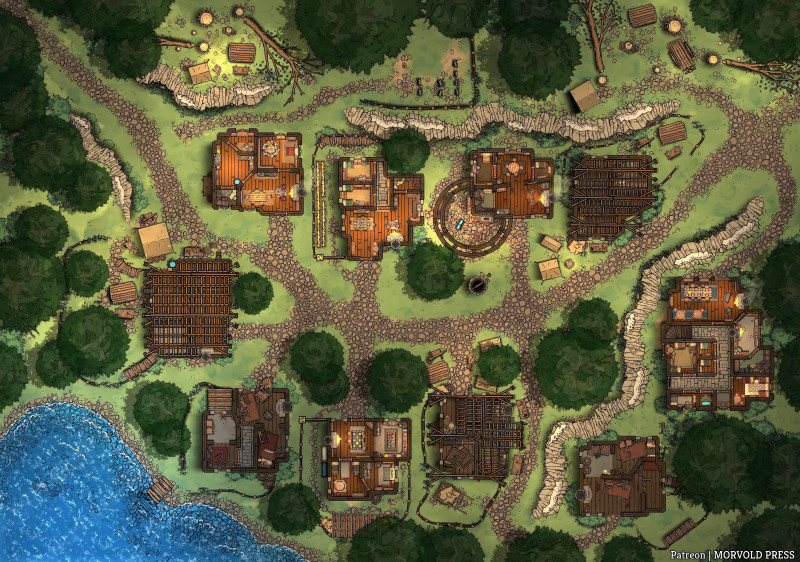 Ruined to Restored Village of Conyberry [94 x 66]