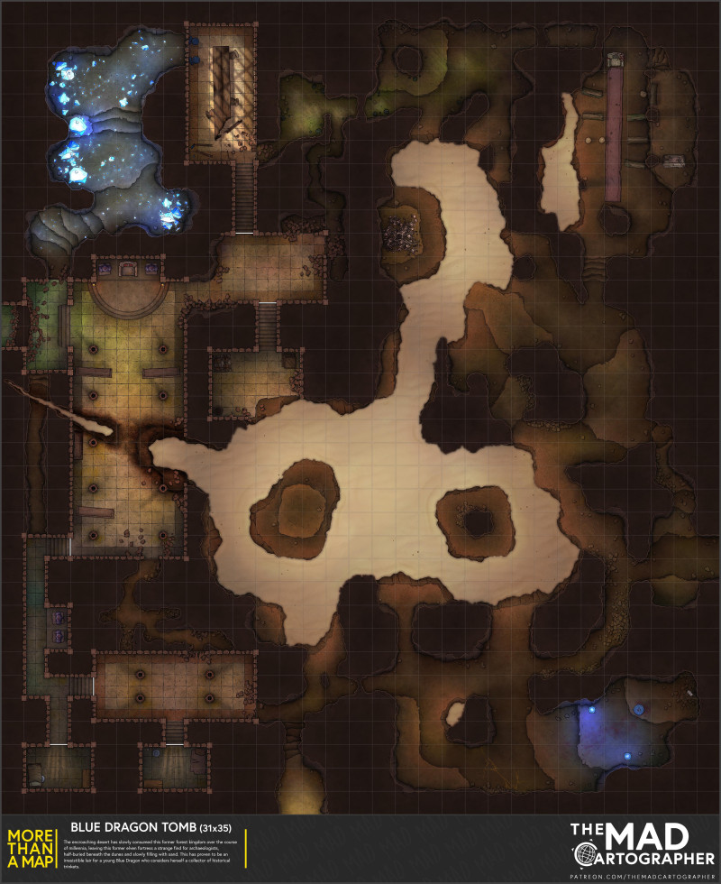[31x35] More Than a Map: Blue Dragon Tomb