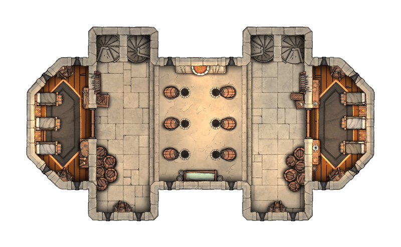 Keep On The Borderlands - 2nd Floor [90 x 120]