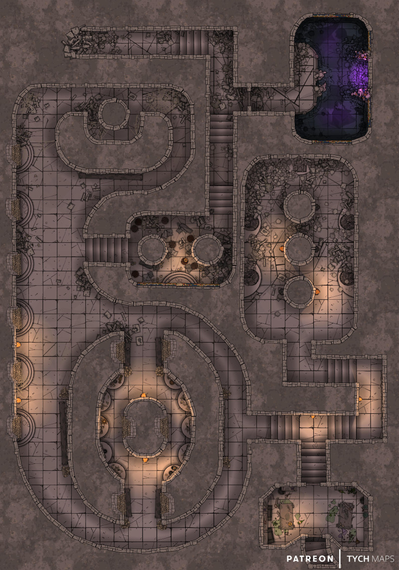 Grand Cemetery - Ossuary | Descent into Avernus [28x40]