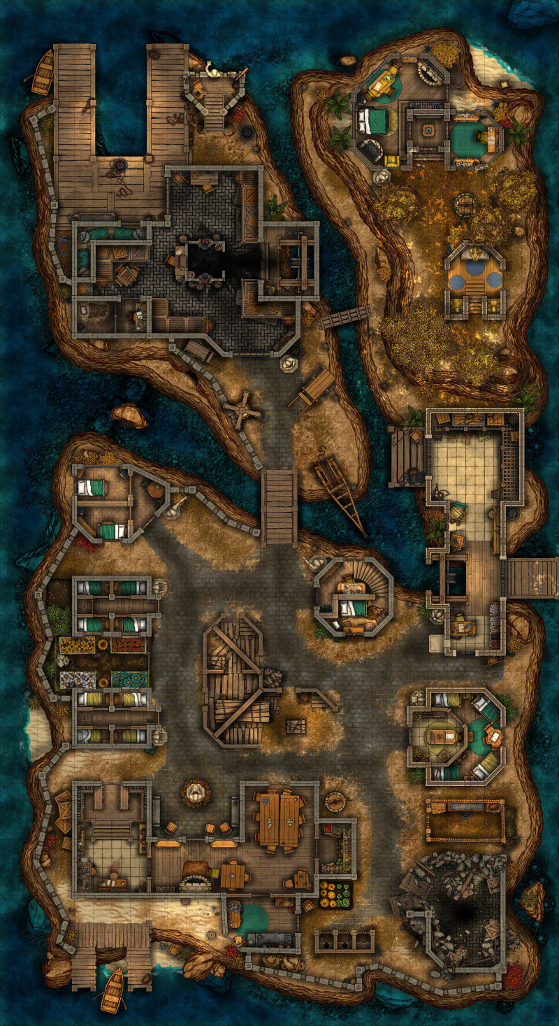 The Port of Friendship 30x55