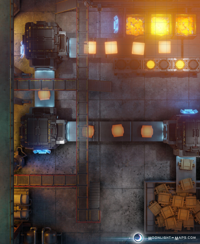 [OC] What did the party break in for? Tech or supplies? The Cyber Factory can provide both! [18x22]