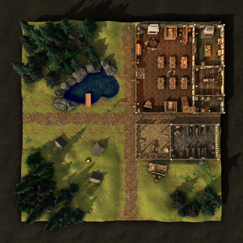 Free map Crossroads inn 1st Level