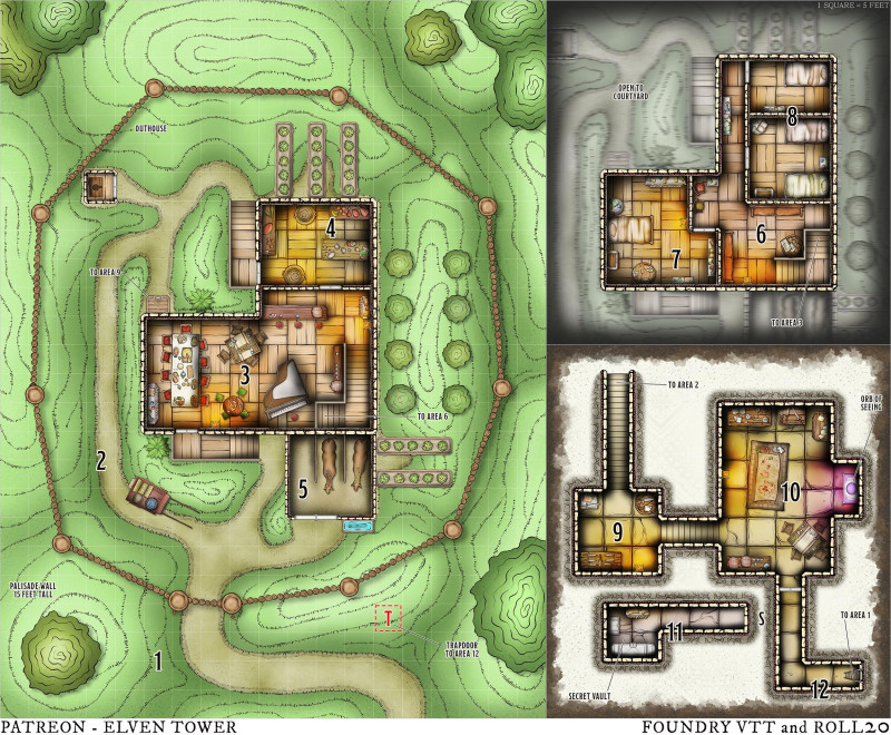 Map 857 - Hollow Brand Guild - Tavern and Inn