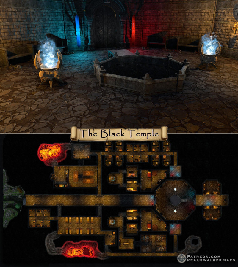 The Black Temple (64x35)