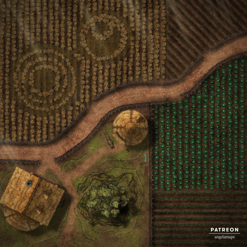 Crop Circles [battlemap] from Angela Maps - 4 versions! [animated] [art]