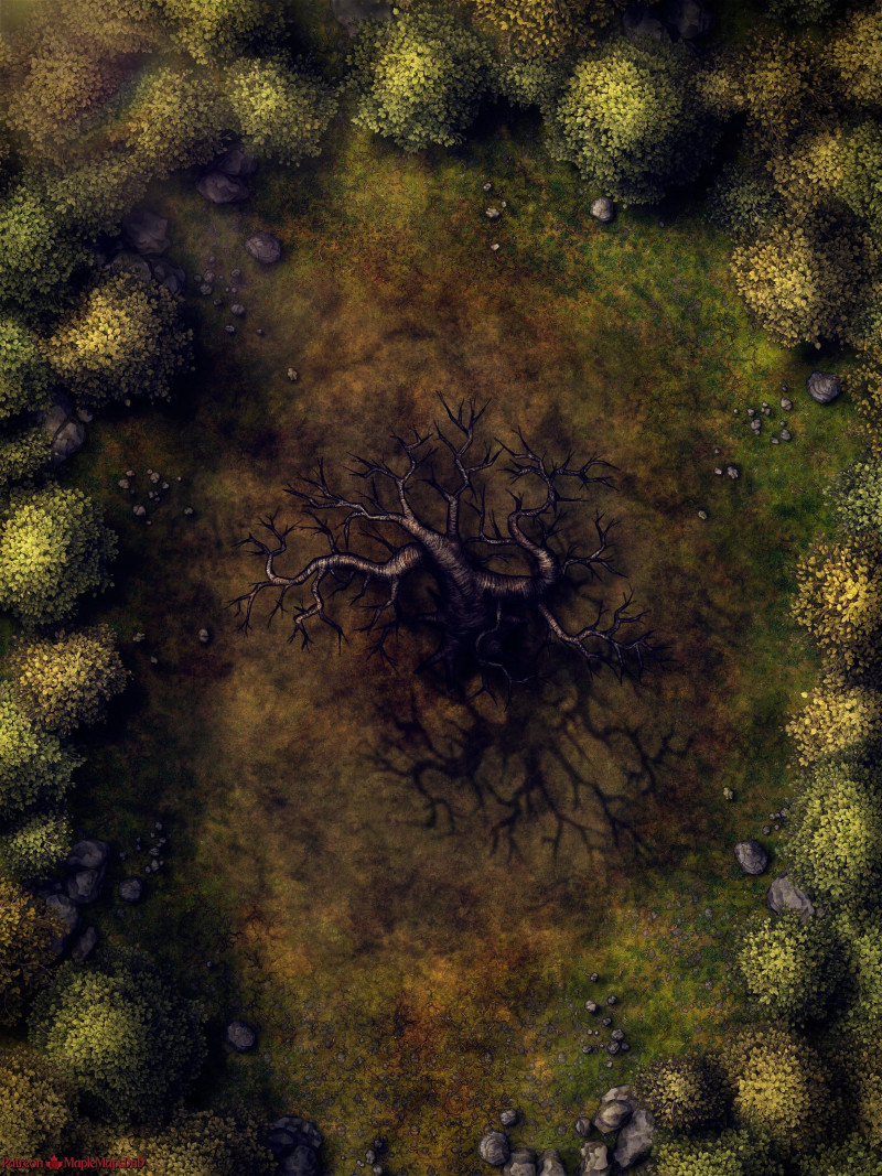 Forest Event Pack by MapleMapsDnD | [Battle Map] [No AI] [OC] [Art]