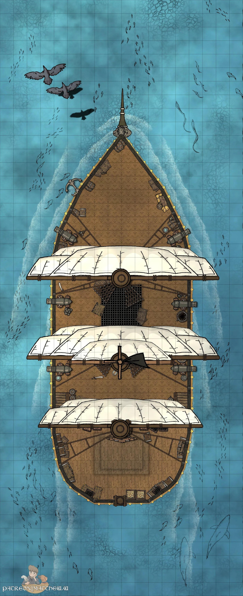 [18x44] The Black Jasmine