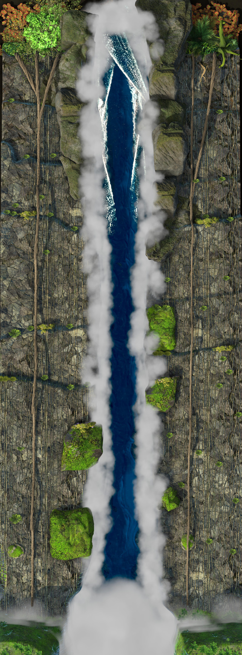 Waterfall Vertical 20X54