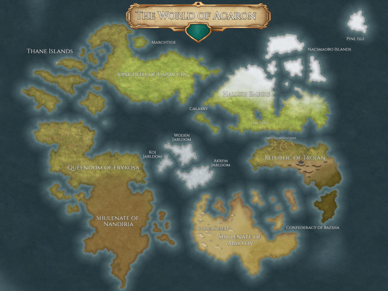 My first world. Made the continents, what can I add to improve?