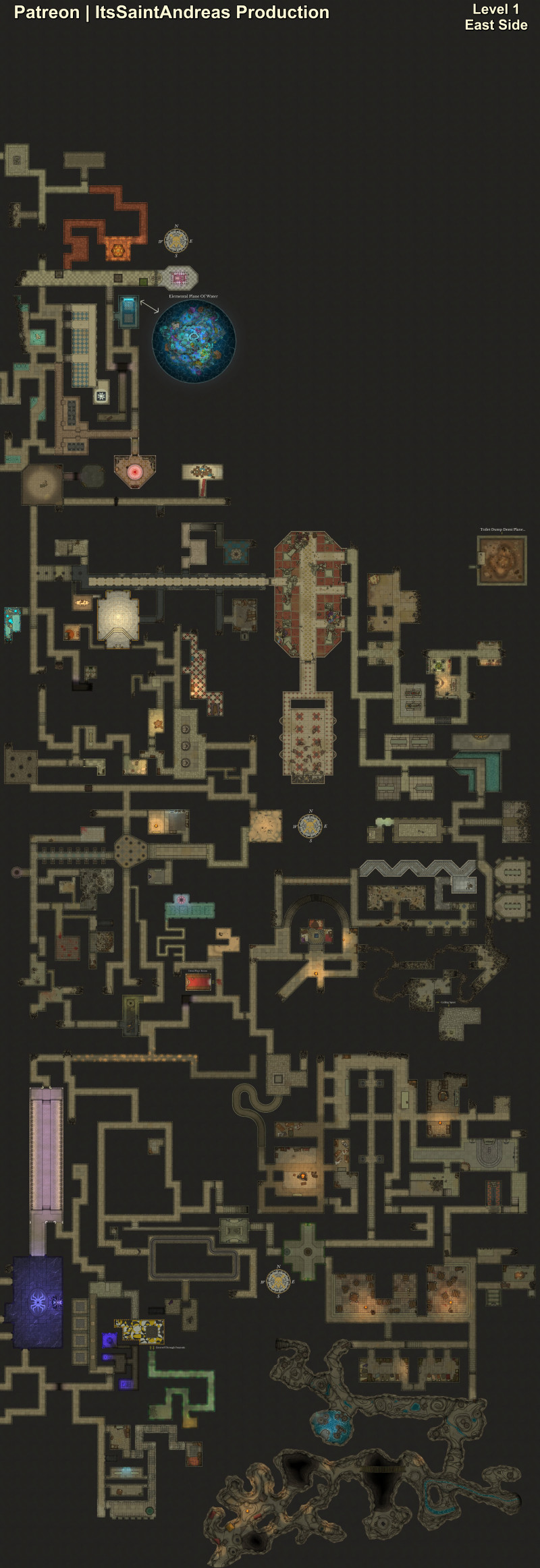 Undermountain Upgraded, Decorated East side (1st half completed)