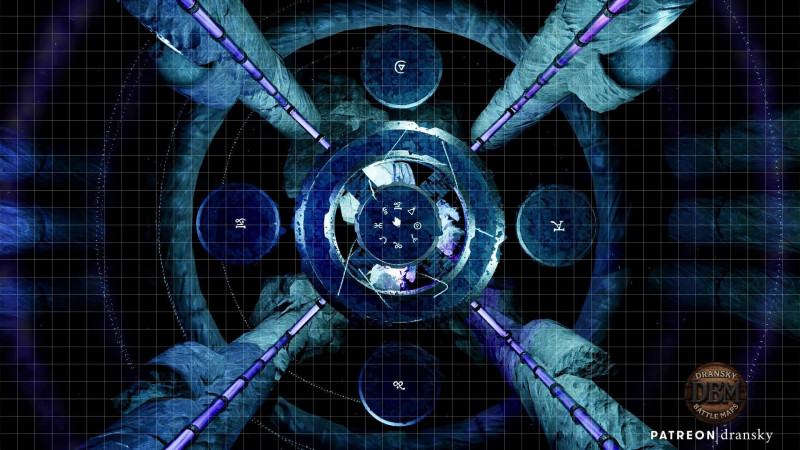 Arcane Forge - An Ancient Machine Between Worlds | Animated Battle Maps