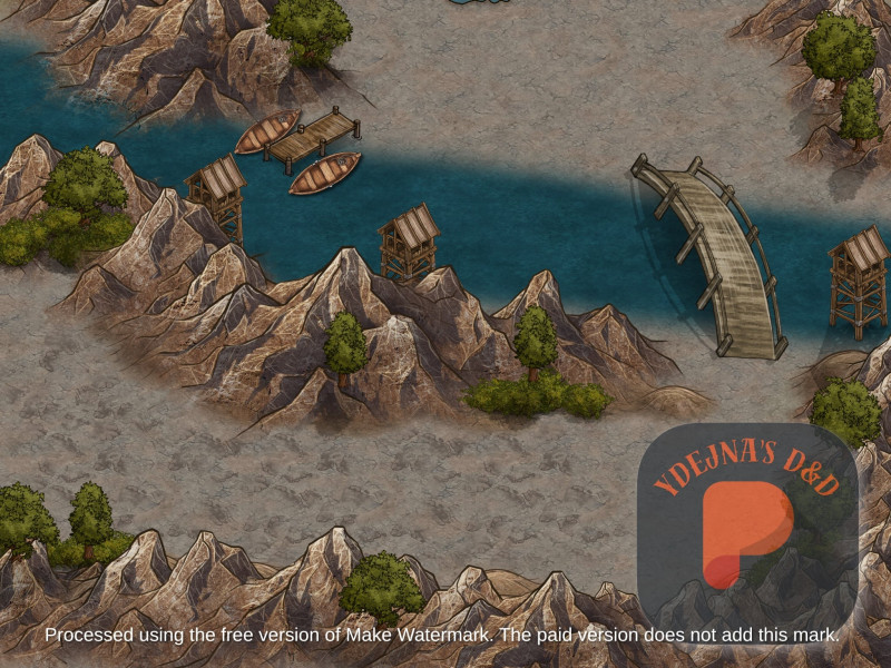 Into the mountain city battlemaps