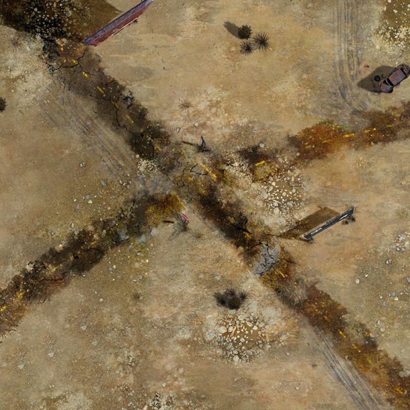 22 Free Post-Apocalyptic Battlemaps for Survival & Wasteland RPG Campaigns [Link in comments]