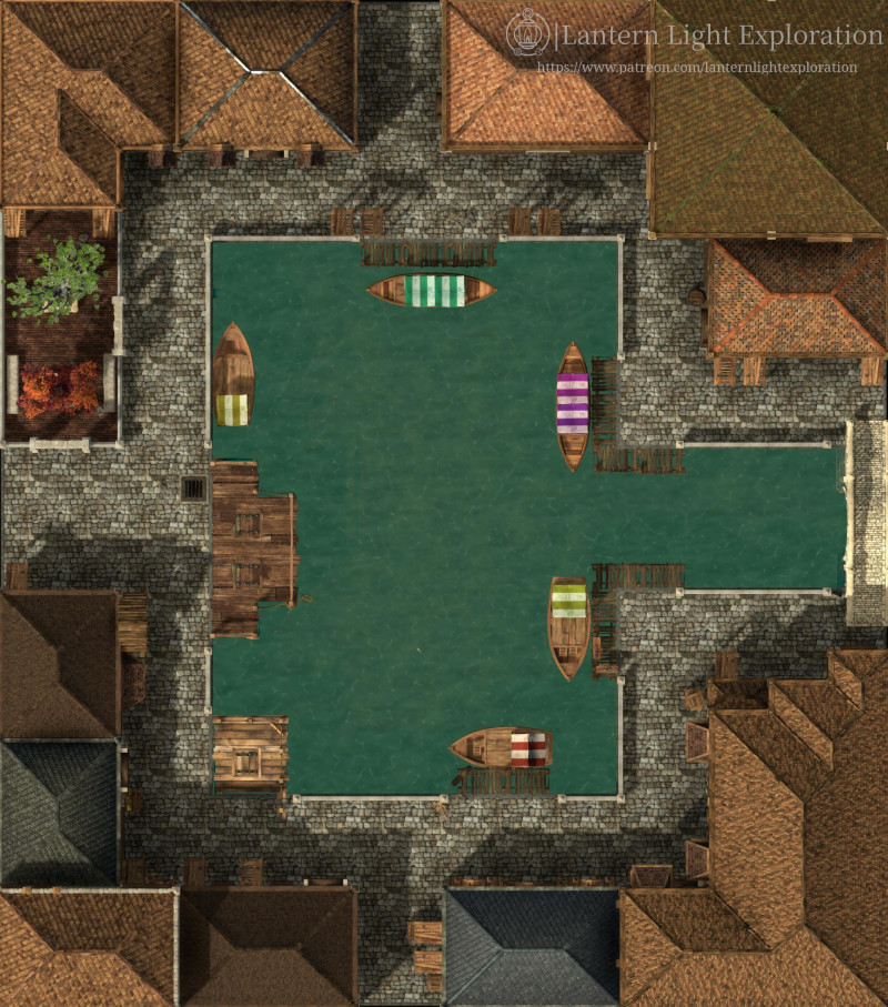 Canal Market [30x34]