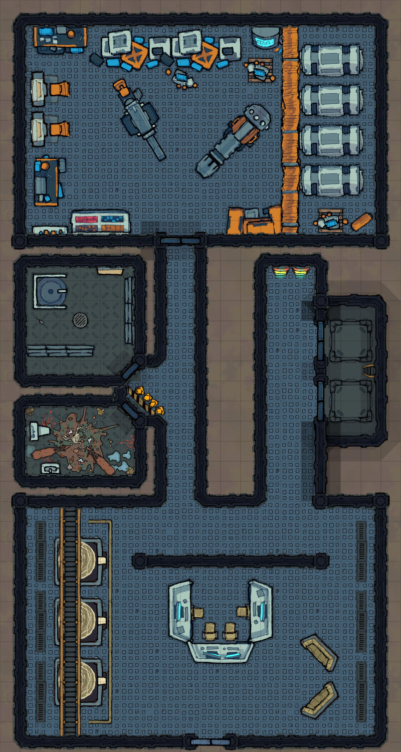 [40x20] Sci-Fi outpost + Japes