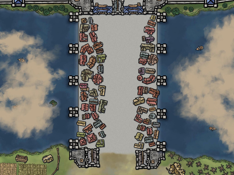 Bridge town v2 with a couple layout adjustments and fixed stamps