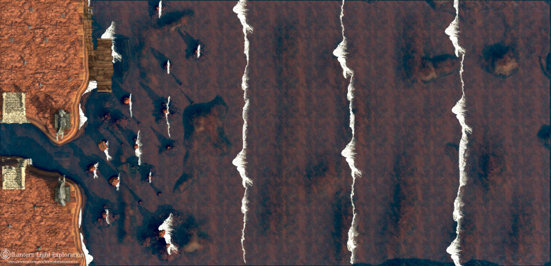Dagger Falls Cliff [62x30 & 30x30]