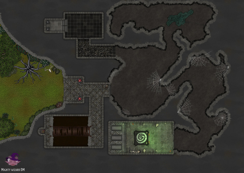 Tomb of the Shadow Serpents [38 x 27 at 100ppi]