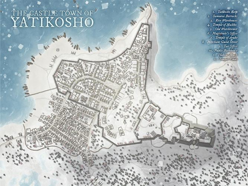 The Japanese Castle Town of Yatikosho