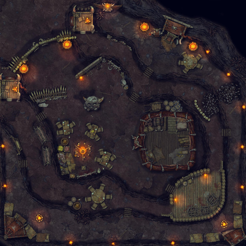 Orc Camp. Looking for feedback.