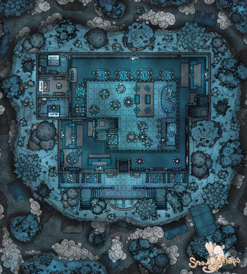 [46x51] Moonstone Mask Second Floor Fey