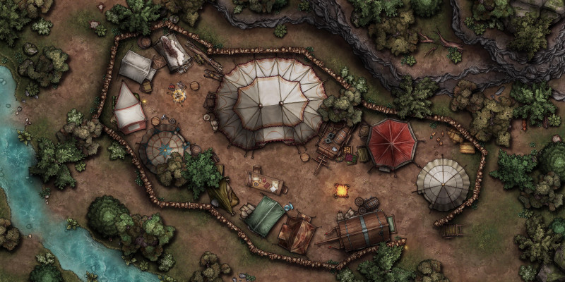 Forest War Camp [40x20]