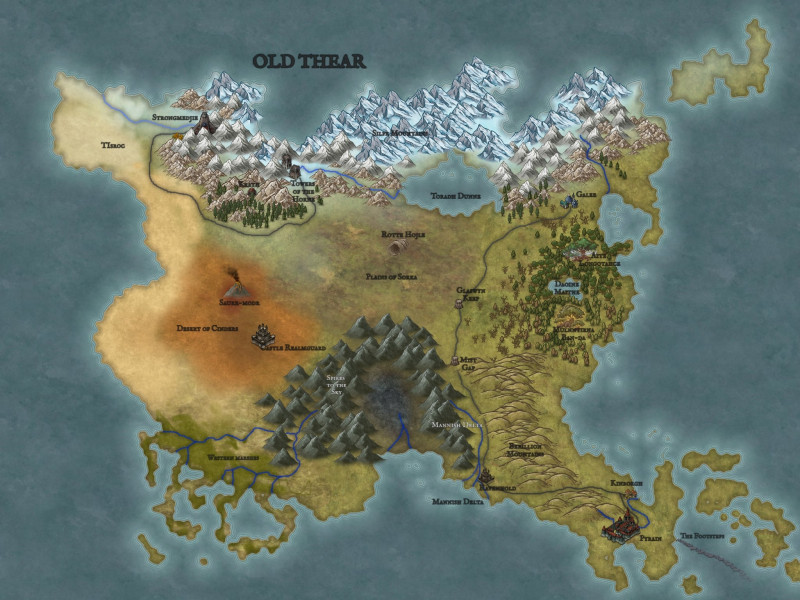 Thear Minor from the second book of the Destiny Stone Series: The Shattered Stone