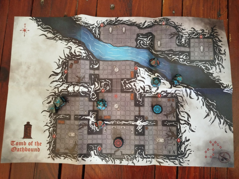 Tomb of the Oathbound dungeon map
