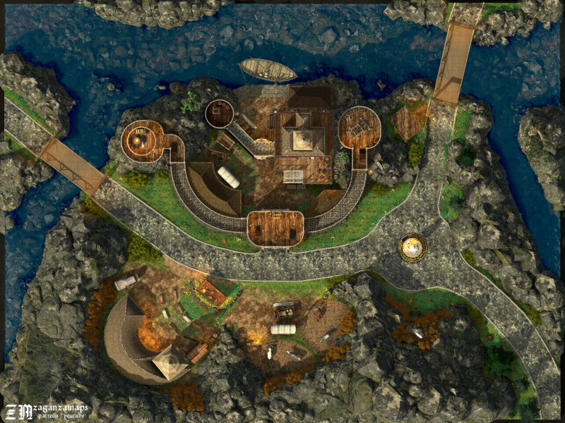 Crossroads Inn - Festival [80x60] - 300DPI/VTT ready