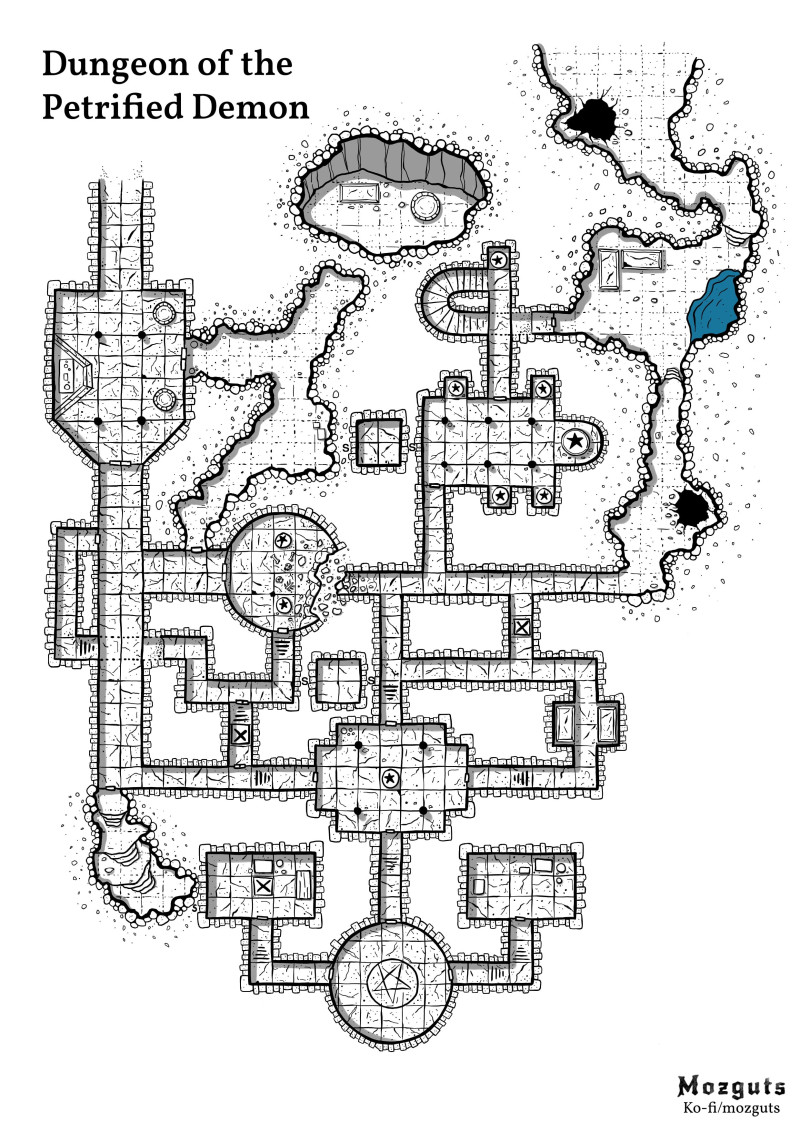Dungeon of the Petrified Demon