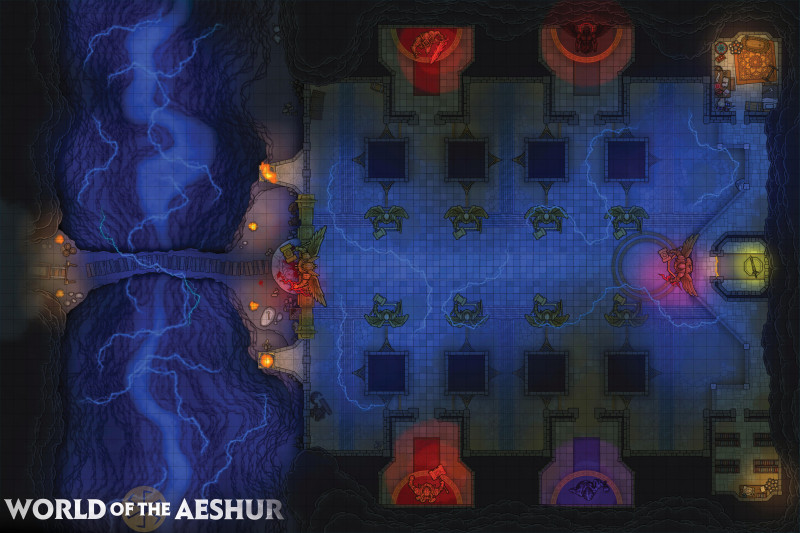 The Temple of Sazot - [60x40]