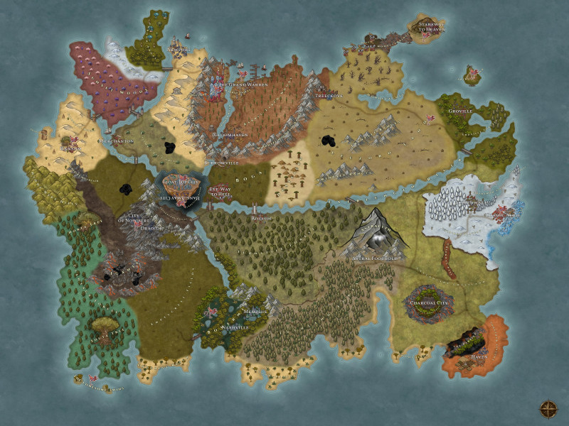 The map of my current campaign