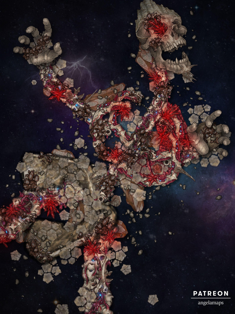 Dead God [battlemap] from Angela Maps - 3 versions! [animated] [art]
