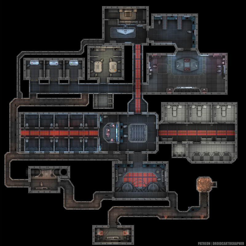 Imperial Outpost - [50x50][3 Levels]