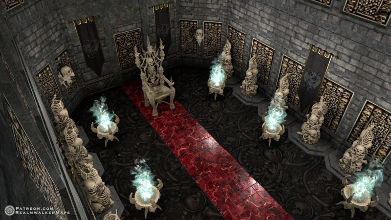 Lair of the Lich-Labs & Forges (52x29)