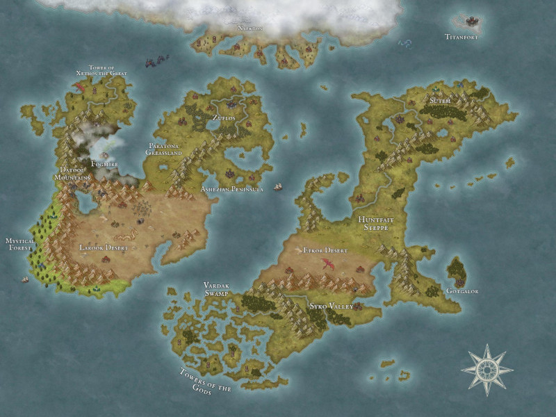 My first map