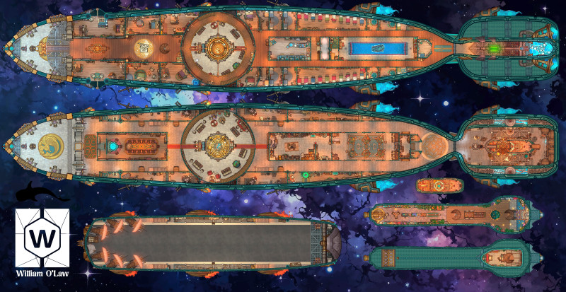 The Nautilus final update - Airship and Dungeon versions to commemorate my Patreon's 3rd annyversary!