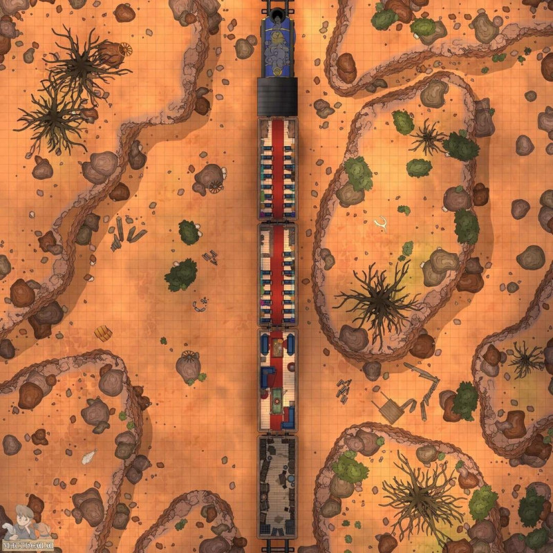A Desert Train Heist [64x64]