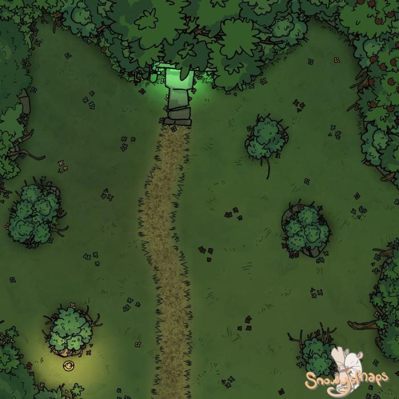 [10x10] Forest Portal Night