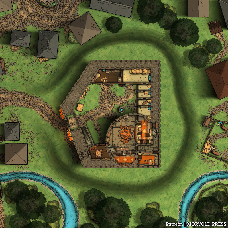 Town Keep | Greenest - 4 Floors [60 x 60]